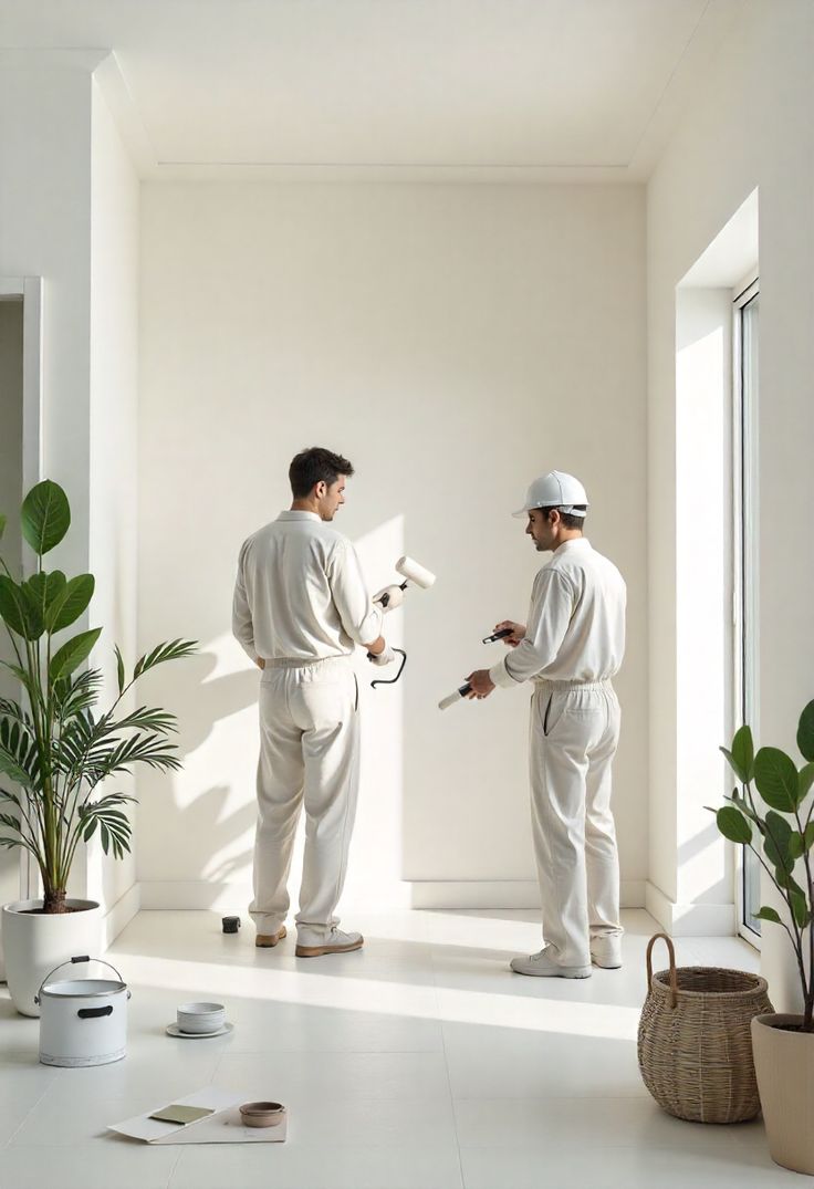 Professional painters in Blackburn working on house exterior — A1 Premier Painting
