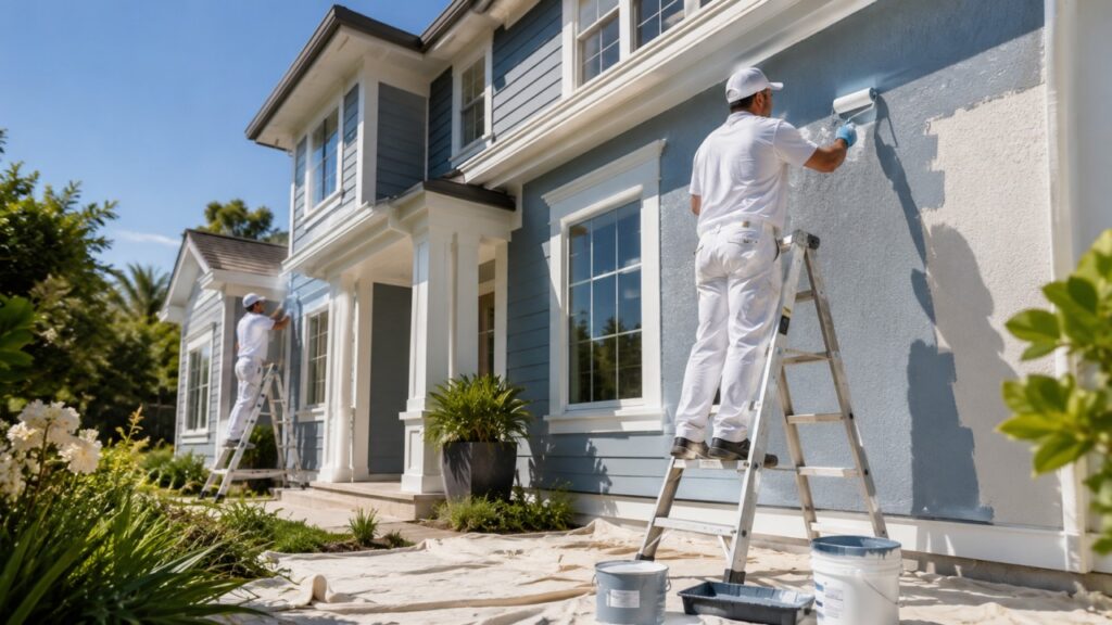 Outside House Painters